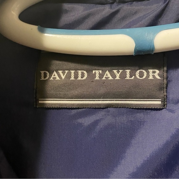 David Taylor Vest Mens Size XL Snaps & Zipper Blue Pockets - Picture 5 of 14